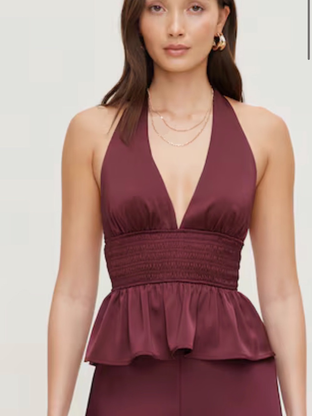 Dynamite Satin Halter top